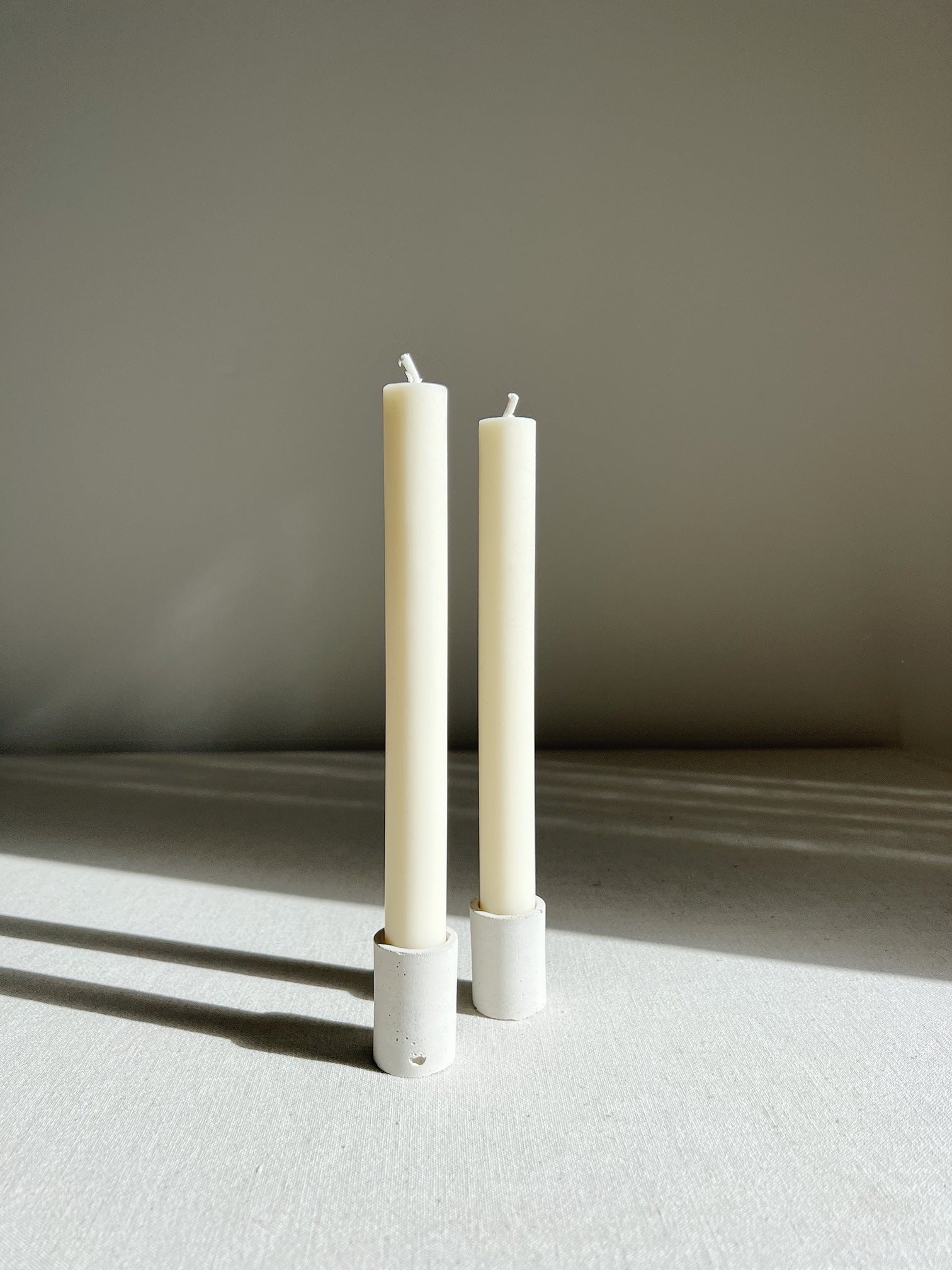 Stabkerzen „Vanilla Oat“ – mit Vanille & Orange, Soja- & Rapswachs (3 Stück)