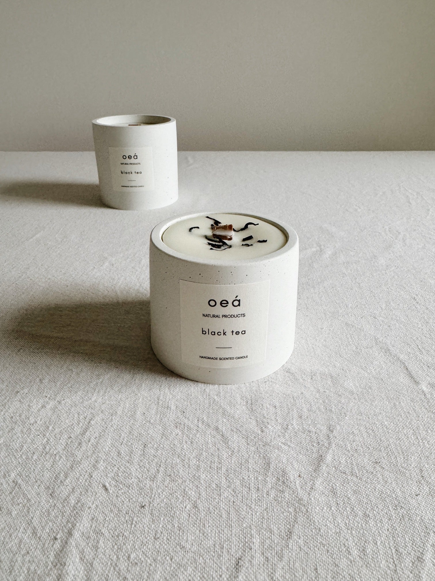 Duftkerze „Black Tea“ – mit schwarzem Tee, Kardamom & Vanille (125 g)