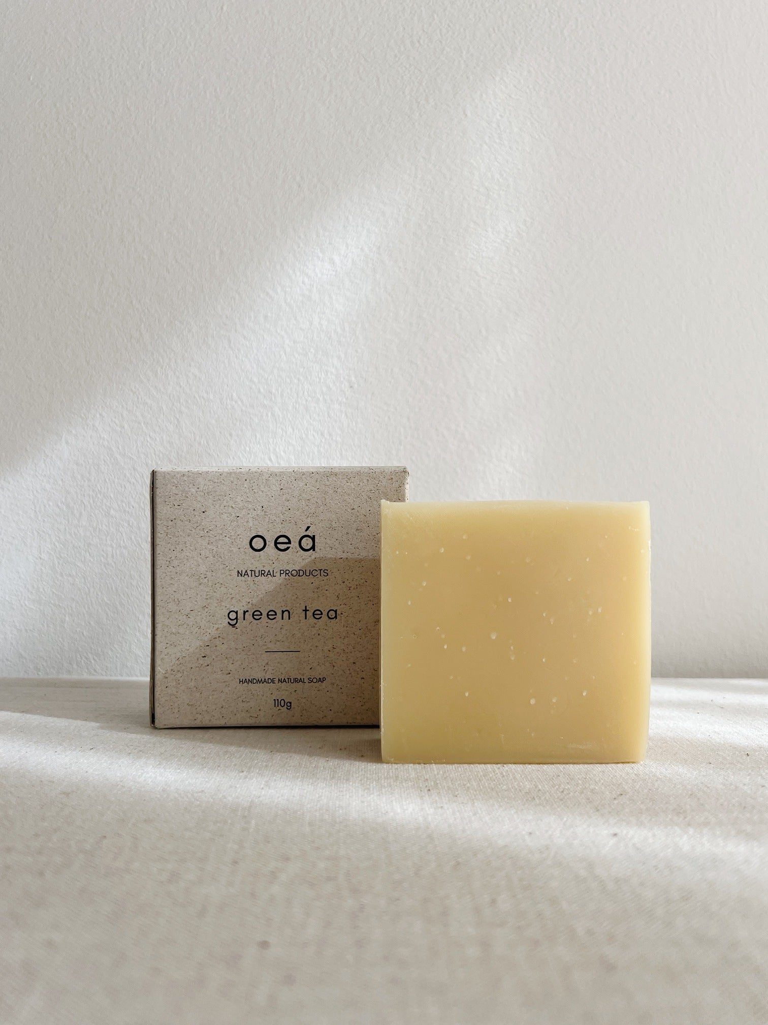 Naturseife „Green Tea“ – mit Grünteehydrolat & Lemongras