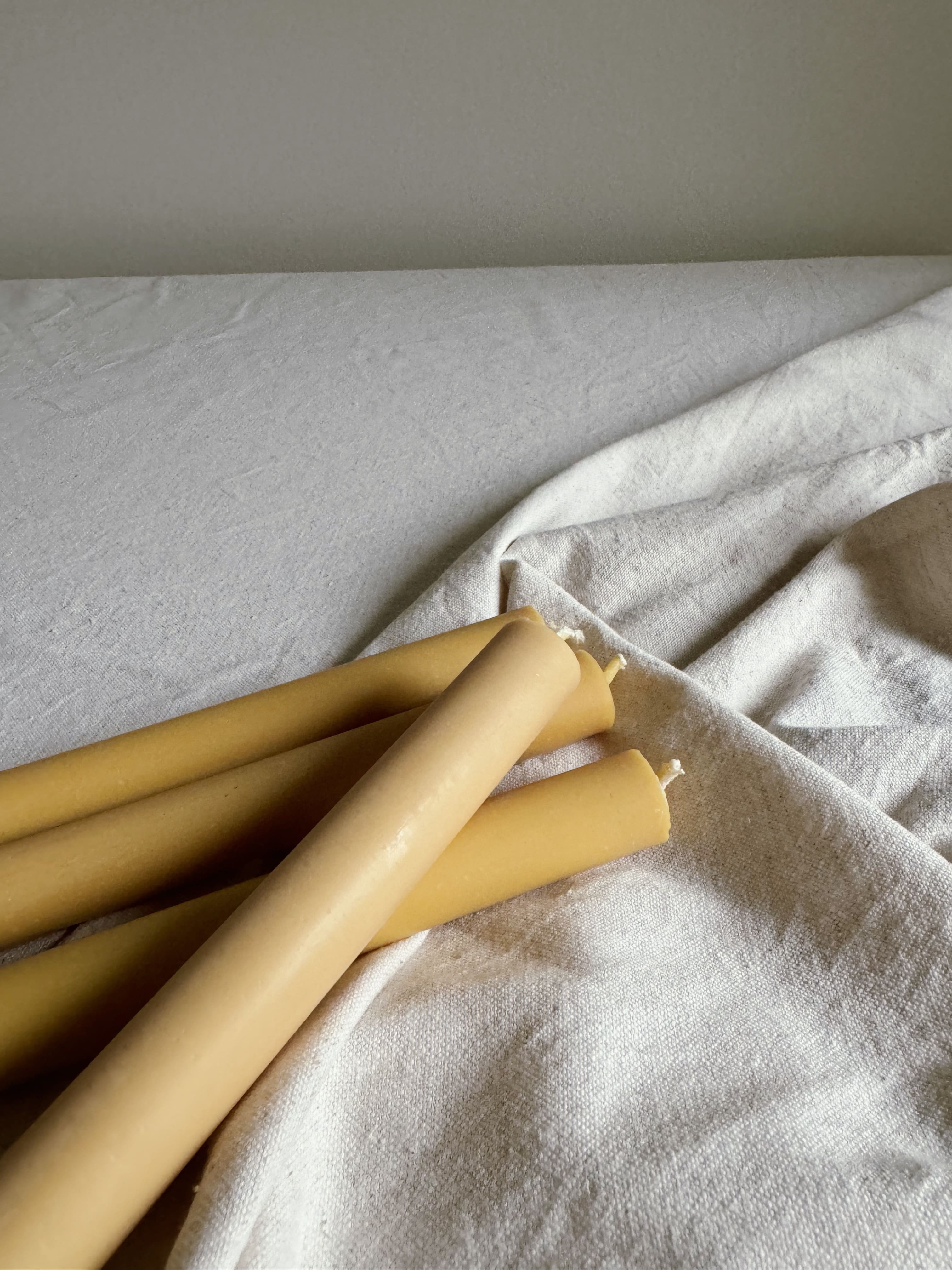 Stabkerzen-Set – Winter Edition mit natürlichem Wachs