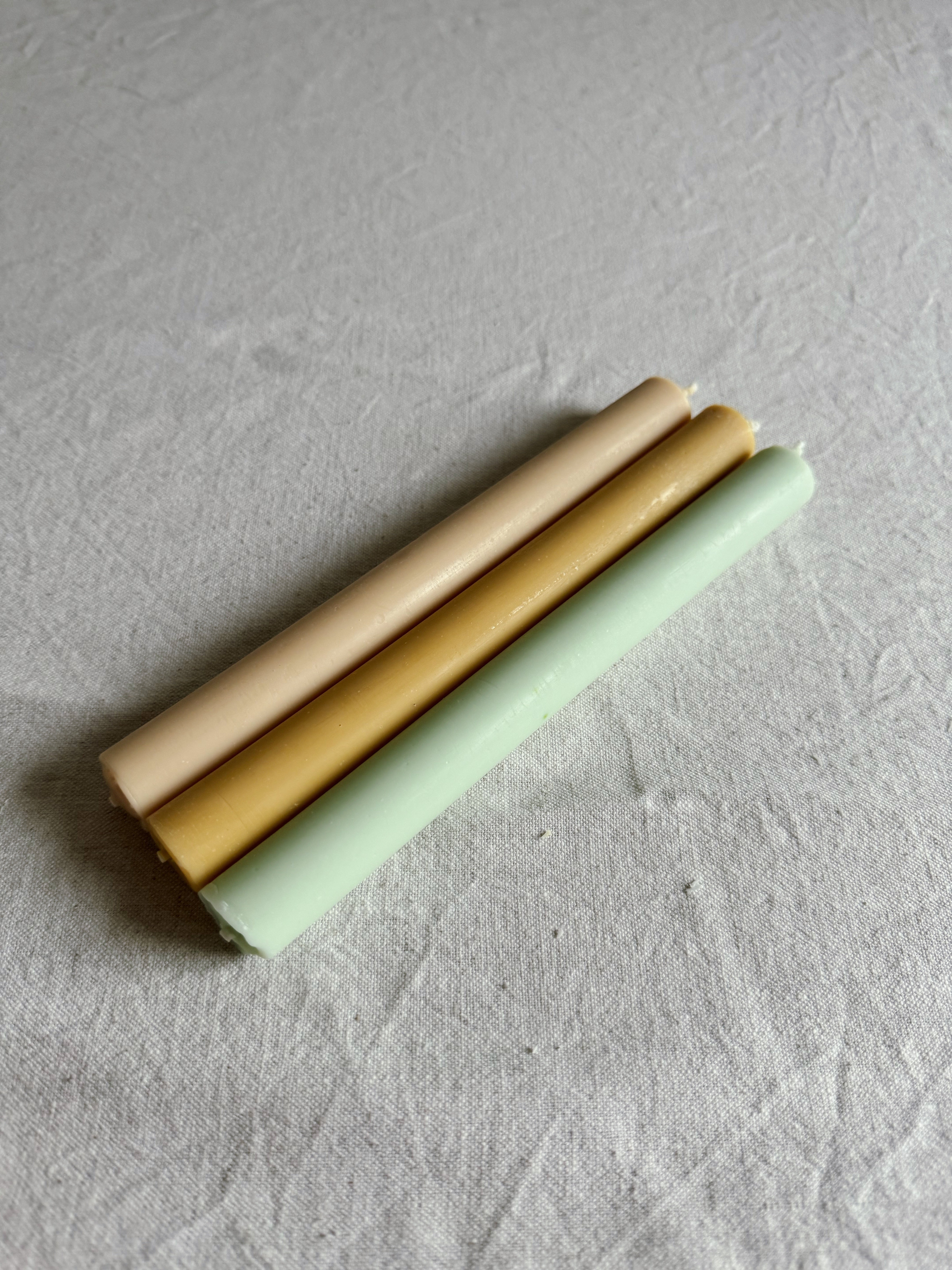Stabkerzen-Set – Winter Edition mit natürlichem Wachs