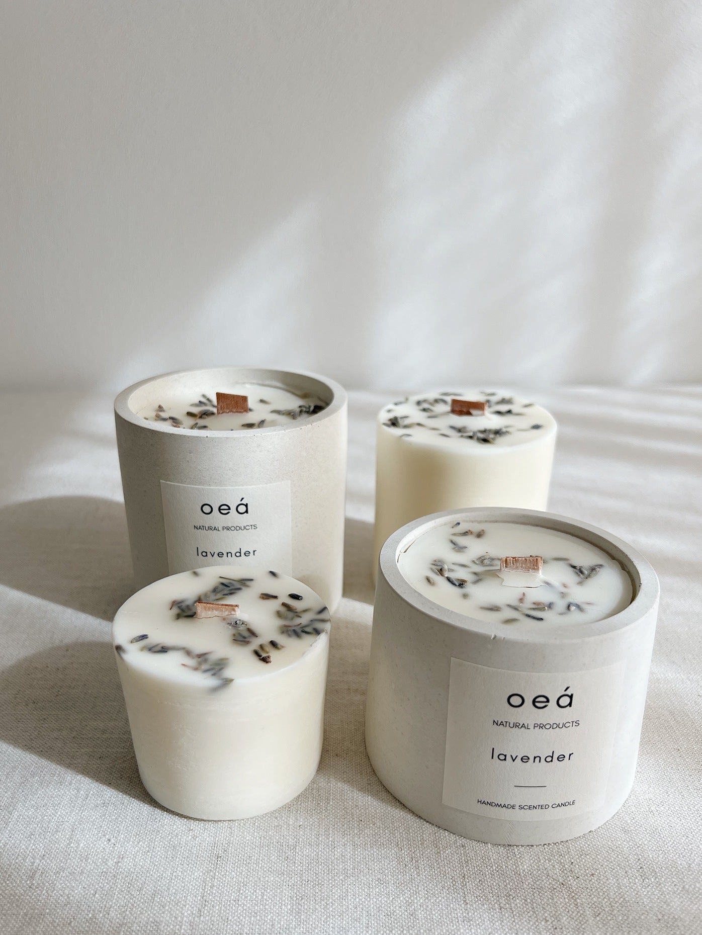 Nachfüllkerze „Lavender“ – mit ätherischem Lavendelöl für dein Betongefäß (240 g)Nachfüllkerze 'lavender' mit ätherischem Lavendelöl (240g)