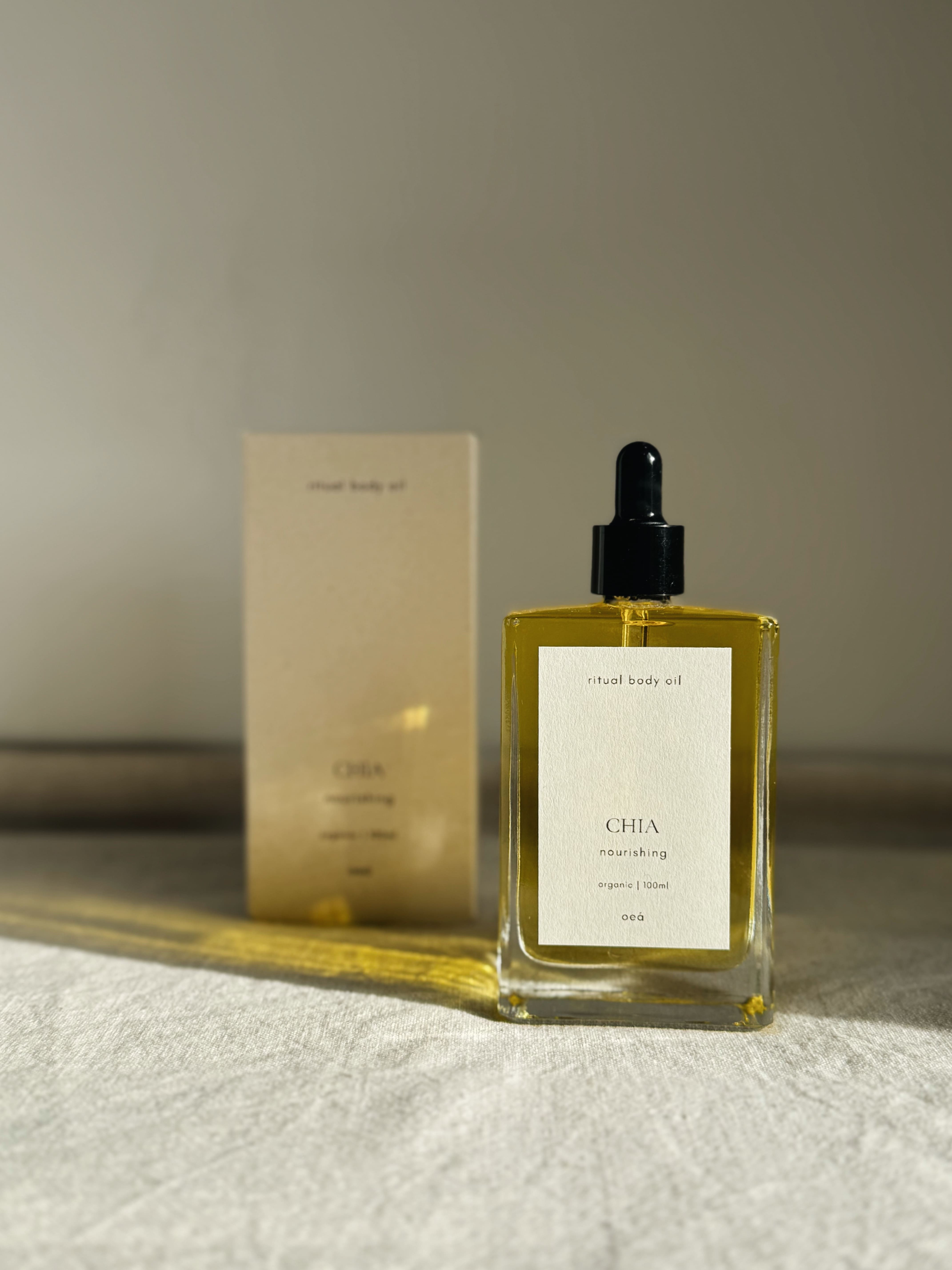 CHIA Ritual Body Oil – Körperöl mit Chia, Pflaumenkern & Vanille
