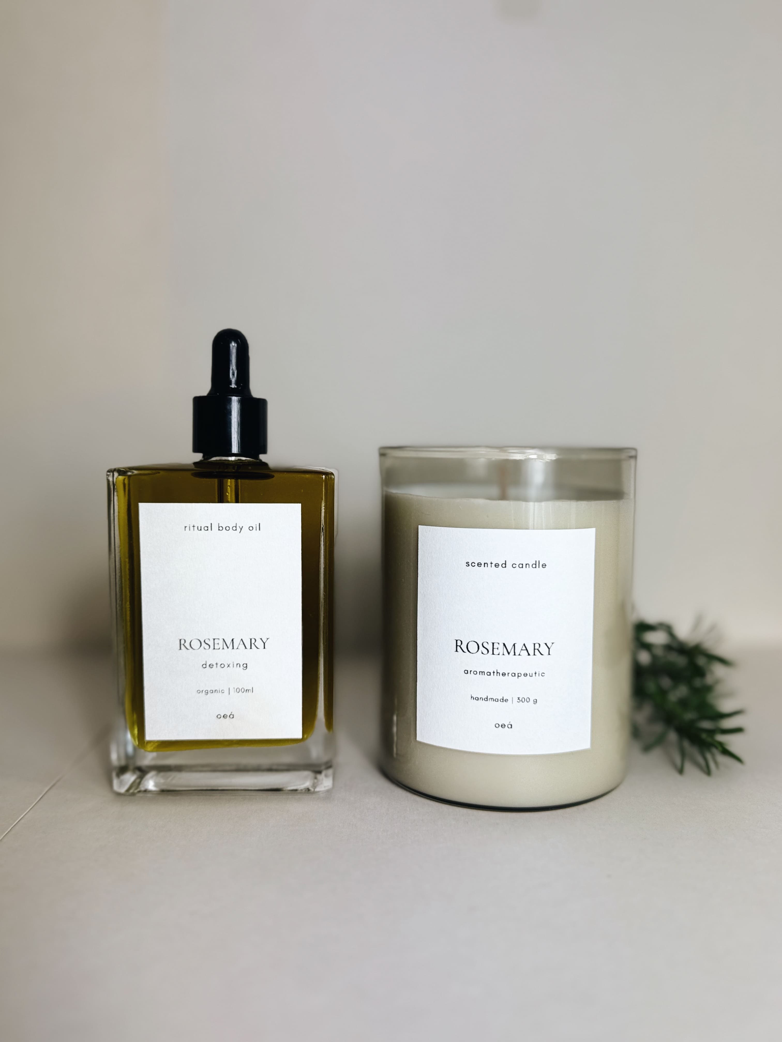 ROSEMARY Ritual Set - Körperöl & Duftkerze