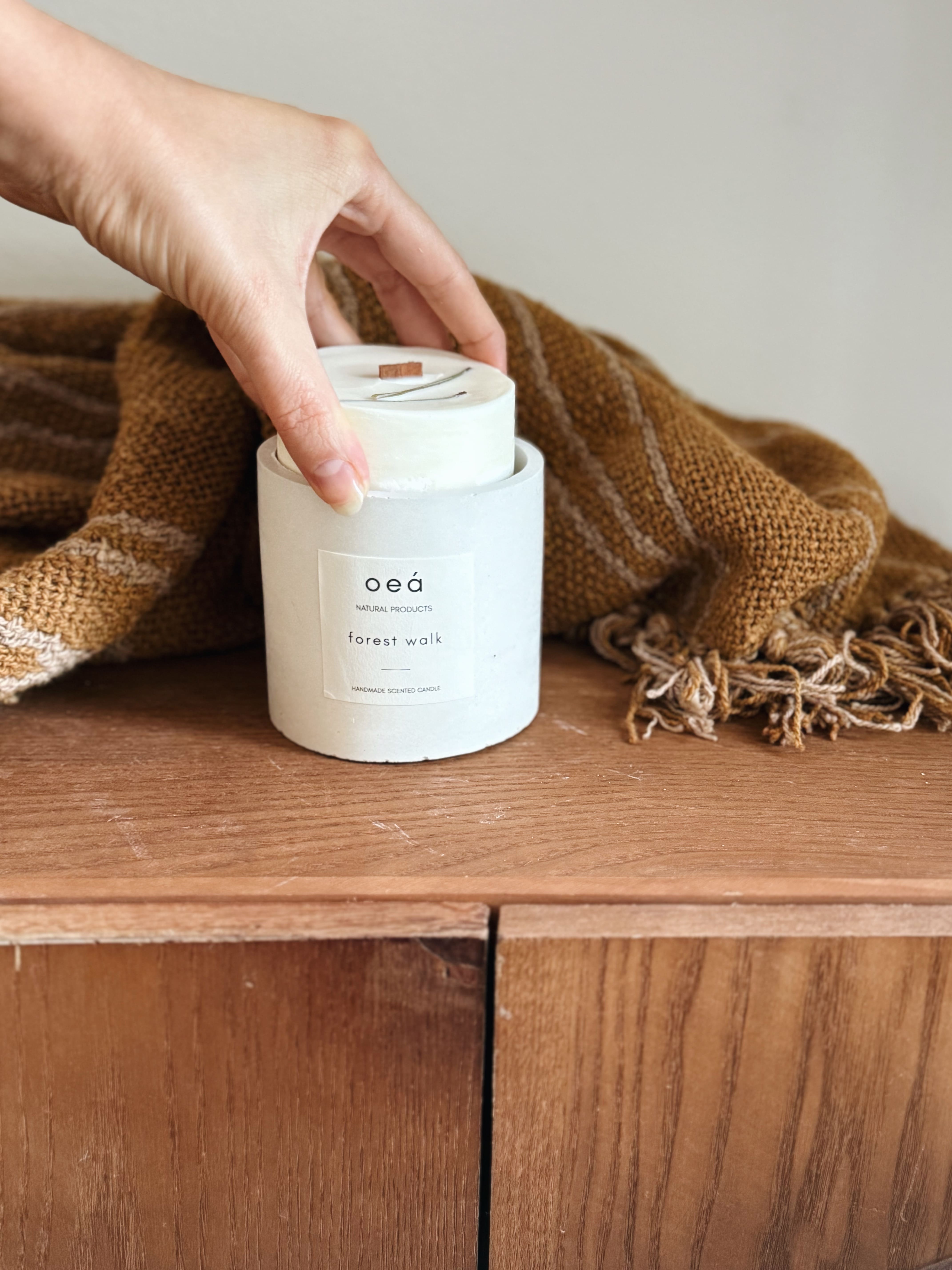 Nachfüllkerze „Forest Walk“ – Waldduft für dein Betongefäß (240 g)