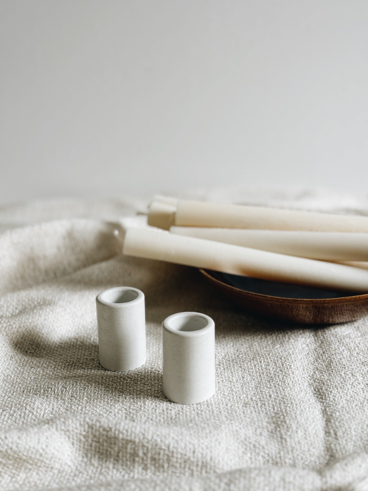 Stabkerzenhalter aus Beton – Minimalistisches Design für deine Kerzen