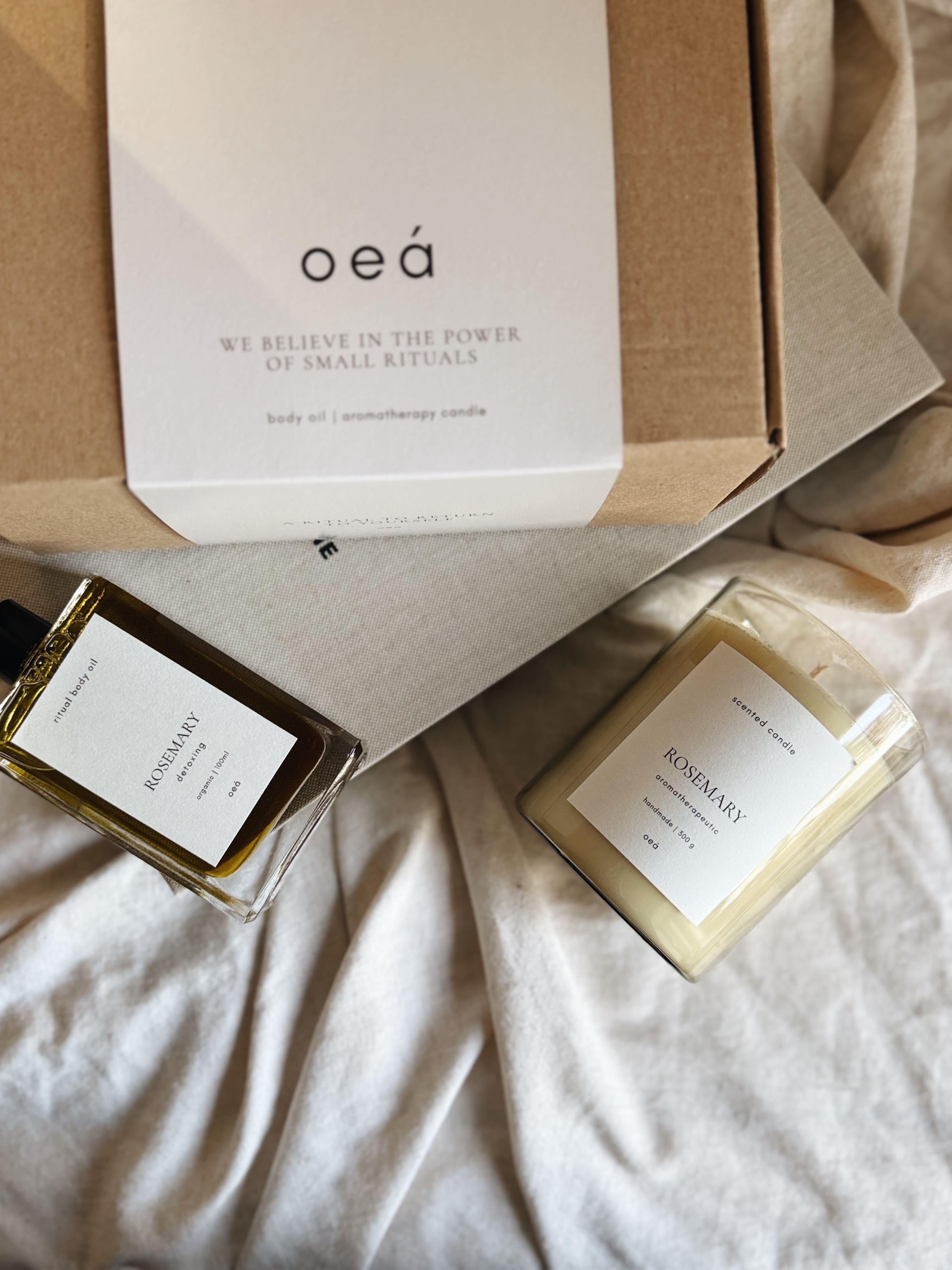 ROSEMARY Ritual Set - Körperöl & Duftkerze