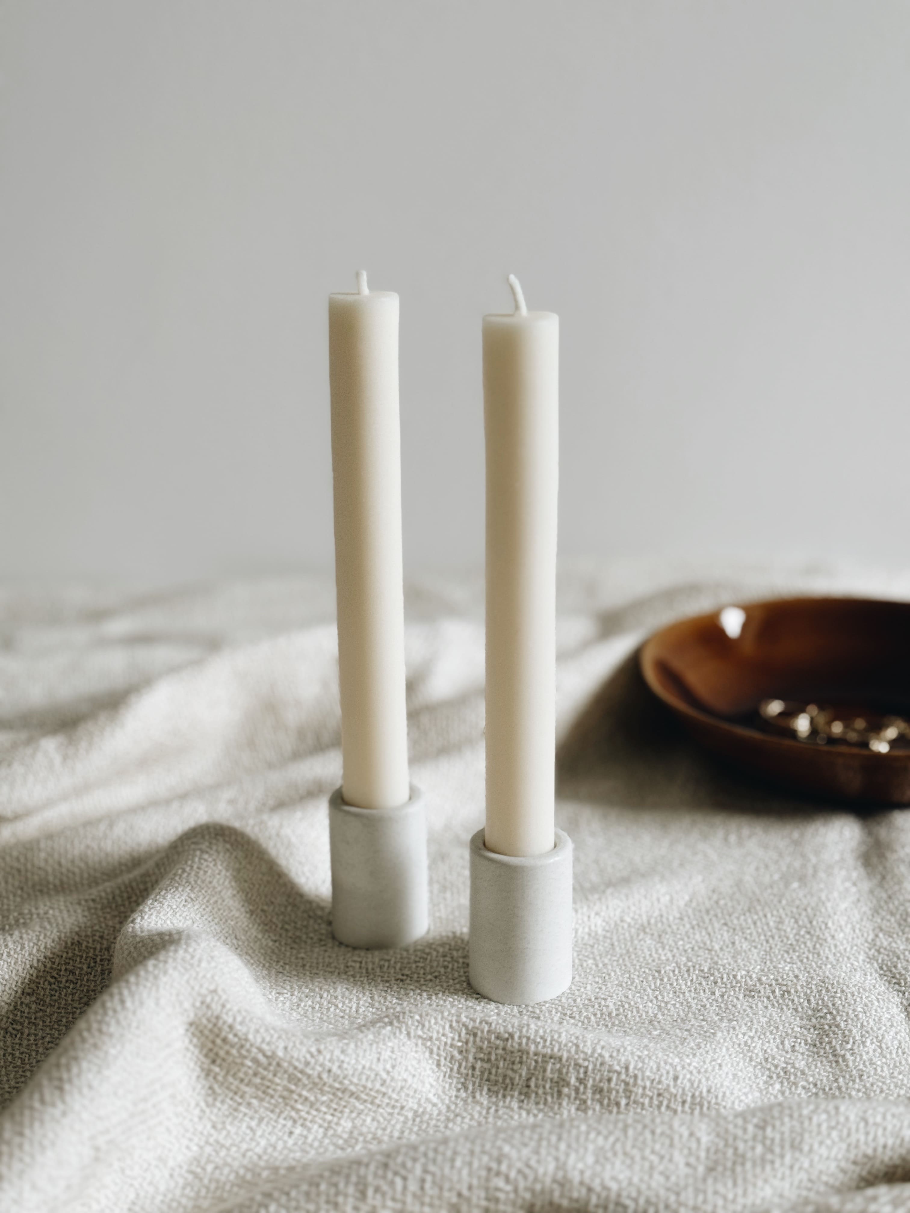 Stabkerzen-Set – Winter Edition mit natürlichem Wachs