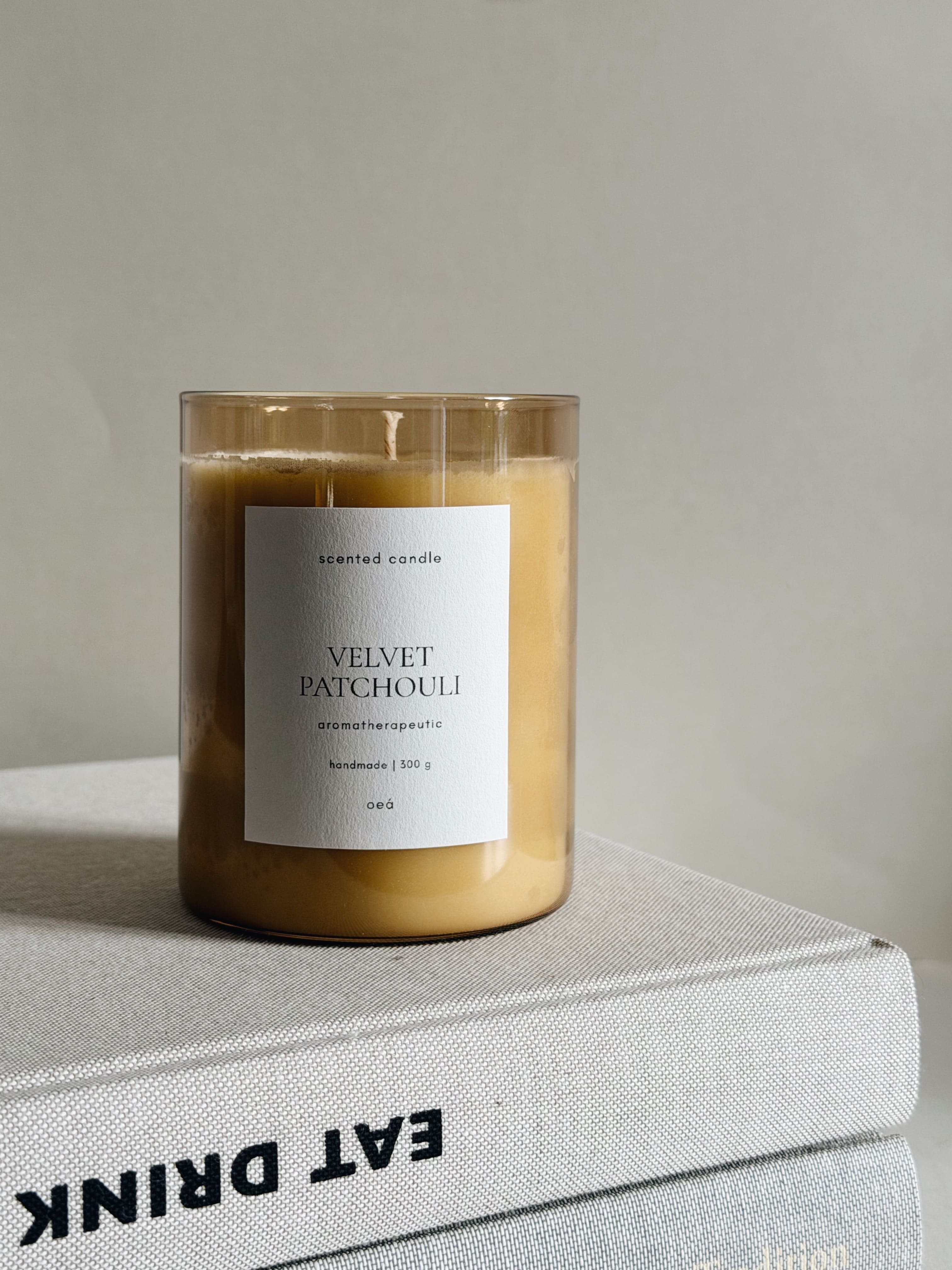 Duftkerze VELVET PATCHOULI | Sinnliche Wärme (300g)