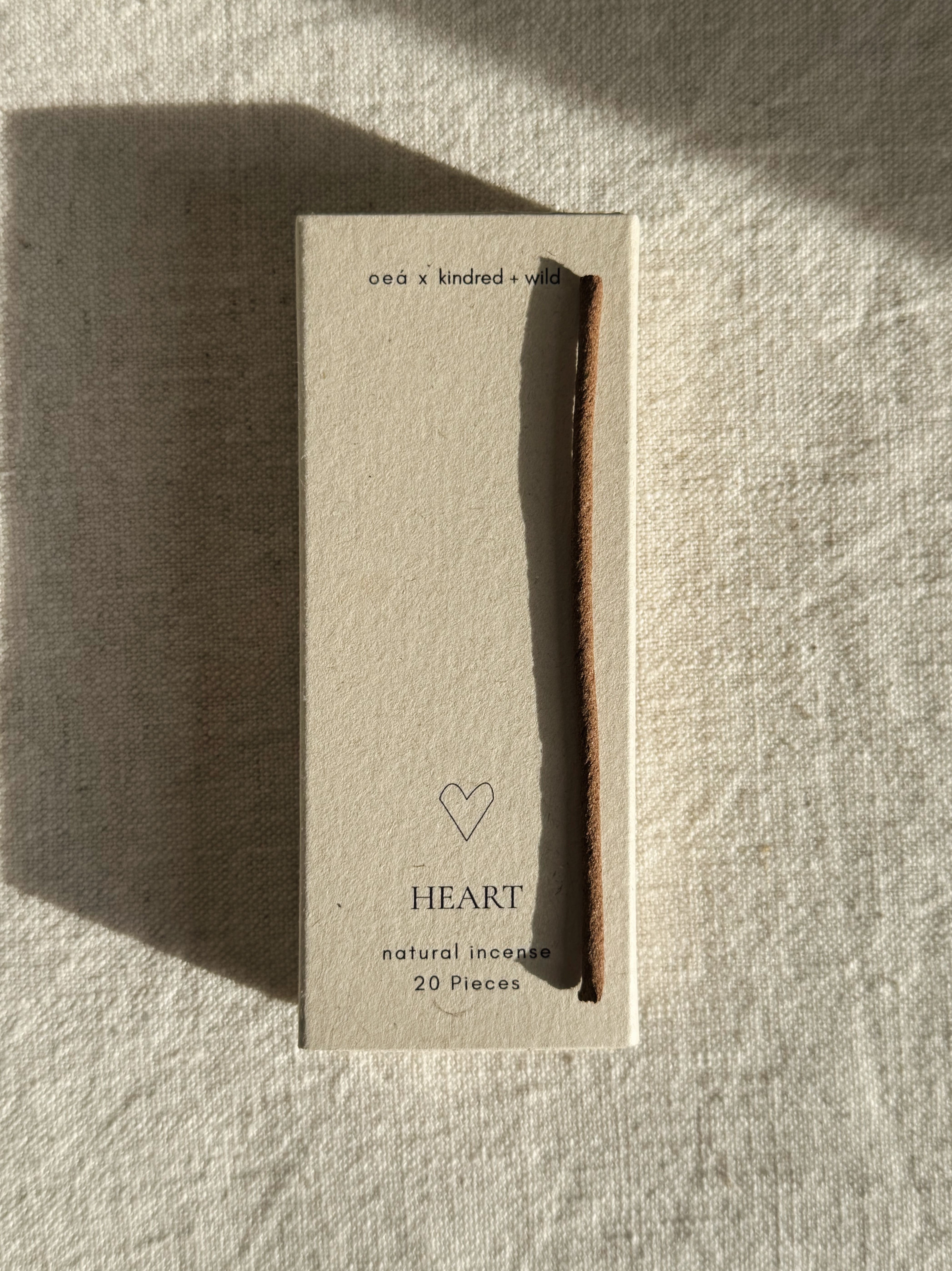 HEART Ritual Incense – Handgefertigte Räucherstäbchen für Wärme & Verbundenheit