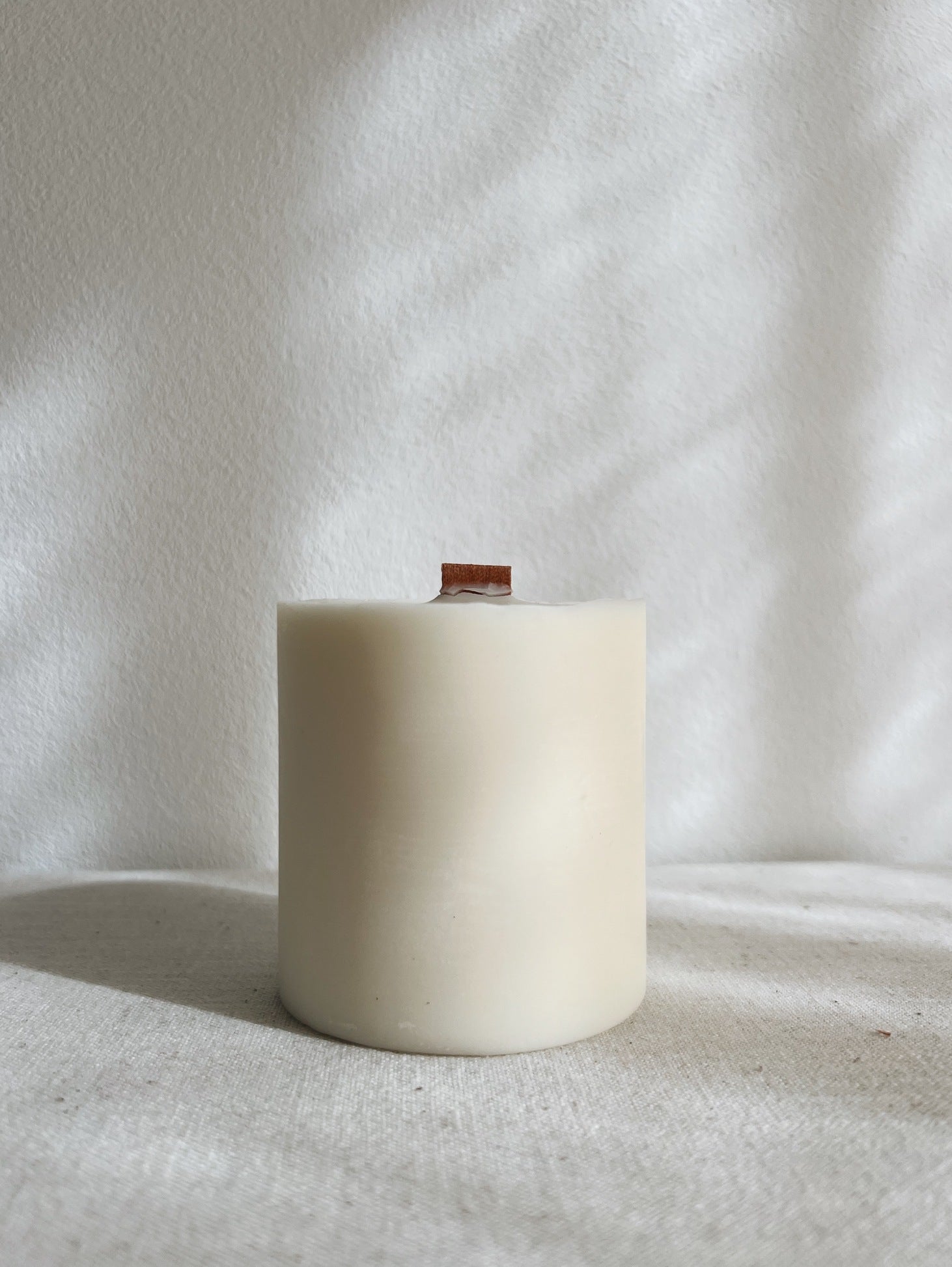 Nachfüllkerze „Bare“ – aus Soja- & Rapswachs, ohne Duft (240 g)